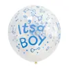 Globos de Látex de 12 Pulgadas de Revelación de Género con Signo de Interrogación Niño Niña NiñooNiña Globos de Fiesta Sorpresa Venta al por Mayor