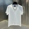 Nova Roupa Masculina Clássica Tendência ins 2026 Verão Versátil Gola Redonda Manga Curta Moda Alta Qualidade Camiseta Masculina Manga Meia