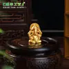 Novo produto transfronteiriço: Acessórios de Resina Dourada do Ganesha do Sudeste Asiático, Decoração DIY da Deusa Indiana Pequenas Figuras