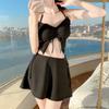 [Garota Dopamina] Biquíni Biquíni Dividido Três Peças Sexy Férias em Fonte Termal Roupa de Banho Popular para Mulheres