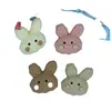 Accesorios de resina Strawberry Rabbit, accesorios de clip de pegamento en crema para manualidades, accesorios de resina, parche para funda de teléfono al por mayor