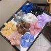 Anillo de organza para el cabello, estilo japonés y coreano, sencillo, elegante, de gasa francesa, 2023, nuevo accesorio para el cabello con cuerda.