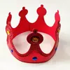 Tocados de Corona de Rey Halloween Junio 1 Día del Niño Disfraces Accesorios de Actuación Corona Brillante de Princesa Príncipe para Adultos