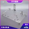 Gabinete de Estrutura Aberta Acrílico Transparente Suporte de Placa-Mã Rack para Computador de Mesa Plataforma de Teste ATX Simples TI