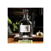 Botella de vino de nuevo estilo para vino de arándano rojo, tarro para fermentación casera de 10 jin, recipiente de vidrio sellado vacío, botella de California