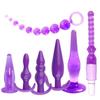 Comercio exterior, parte trasera, corte, tirando de cuentas, tapón anal, expansor anal, juguete anal femenino, palo de silicona, tirando de cuentas, traje combinado