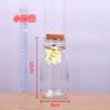 Envío gratis diy botella de los deseos vaso de pudín corcho estrella creativa botella vacía botella a la deriva estrella de la suerte perlas absorbentes botella arcoíris