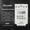 Interruptor Temporizador de Alta Potência 60A 220V Interruptor de Controle de Tempo Eletrodomésticos Podem Ser Trazidos Controlador de Tempo 6000W