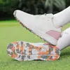 Ventas Directas de Fábrica Transfronterizo Nuevo Modelo de Pareja 2026 Hebilla Giratoria Entrenamiento al Aire Libre Hombres y Mujeres Antideslizante Resistente al Desgaste Zapatos de Golf