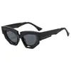 Moda Europea y Americana Nuevas Gafas de Sol Ojo de Gato, Retro Trendy Versátiles Casuales para Hombres y Mujeres, Lentes Anti-UV