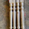 Patas de Mesa Vintage de Madera Maciza Estilo Francés, Hechas a Mano por Blogueros Populares para DIY, Patas de Mesa de Comedor, Patas de Mesa de Café, Patas de Gabinete de Madera, Patas Redondas de Madera