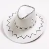 Sombrero de vaquero de mezclilla occidental para hombre y mujer, gamuza vintage con cuerda a prueba de viento, ala grande, protección solar, sombrero para el sol, sombrero de viaje para lugares pintorescos