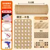 Decoración de Material de Ratán Plástico Pe Malla de Ratán Material de Tejido para Puerta de Gabinete Ratán Imitación Natural Rejilla de Ratán para Techo