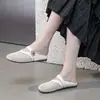 Meias Pantufas Vazadas Femininas 2026 Novo Verão Malha Respirável Tecida Redinha Calçados com Sandálias de Saia