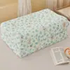 Un par de fundas de almohada de algodón cepillado y látex de 40x60 cm, y una sola funda de almohada de 30x50 cm, para almohadas de adulto