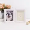 Mascota Gato y Perro Bebé DIY Adornos Creativos Arcilla Huella de Mano 70% de descuento Marco de Fotos Recuerdo de Cumpleaños