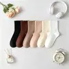 Calcetines de algodón puro para niños otoño e invierno con forro polar calcetines de tubo gruesos calcetines para mujer medias calcetines de felpa calcetines Zhuji venta al por mayor hombres