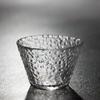 Taza de té de vidrio estilo japonés Taza de té Kung Fu Taza maestra Taza con textura martillada Taza de degustación Taza de té pequeña Tazón de té Juego de té de vidrio de cristal