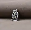 Accesorios de Plata de Ley S925 Colgante Dios Elefante de Tíbet Pulsera de Cuerda Trenzada con Cuentas DIY Colgante para Collar Accesorios de Joyería Venta al por Mayor