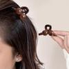 Elegante Presilha de Cabelo Meio Preso com Pérola Feminina de Alta Qualidade Franja Lateral Presilha Princesa Cabeça Cabelo Mini Presilha Tubarão Acessório de Cabelo