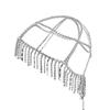 Amazon Nova Borla Strass Chapéu Cadeia de Cabelo Europeu e Americano Estilo Étnico Completo Diamante Cadeia de Cabelo Rede de Cabelo Corrente de Cabelo Feminino