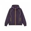 Otoño 2026 Nuevo Sudadera Deportiva para Hombre Retro Americano Línea Hassle Holgada con Capucha Cárdigan Sudadera Ropa Exterior para Pareja