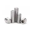 Tornillos prisioneros de acero inoxidable 316 Din913 de cabeza hueca hexagonal sin cabeza Tornillos de precisión