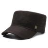 Gorra plana de primavera para hombre, nueva, gorra con visera para personas de mediana edad y mayores, sencilla, combinable con todo, para exteriores, casual, a prueba de sol, sombrero a prueba de sol