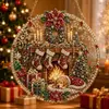 Apanhador de Sol Diamond Art de Natal Pintura Estilo Diamante Acrílico de Natal F