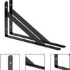 Soporte de Hierro para Foco Soporte Metálico Estante de Almacenamiento Estante Divisorio Soporte para Colgar en la Pared del Hogar Herrajes de Doblez Soporte para Estantería