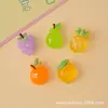 Accesorios realistas de resina de frutas: piña, kiwi y plátano. Accesorios para el cabello, diademas y joyería para niños DIY, disponibles para venta al por mayor