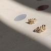 Manguito para la oreja de hoja francesa, Simple, Compacto, Estilo de hadas, Aretes súper de hadas, Aretes, Clips para la oreja para mujeres sin orejas perforadas