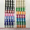 Tela de Cuadros Pequeños Teñida en Hilo de Fábrica de Origen, Tela de Camisa a Cuadros de Moda para Ropa de Hombre y Mujer, Tela Clásica para Camisola