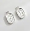 Bendiciones de Bambú y BienestarPulsera de Bambú de Plata de Ley S925 Accesorios Creativos Hechos a Mano Material DIY para Atraer Riqueza y Fortuna