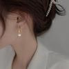 Brincos de Pérola 2021 Nova Chegada Brincos da Moda Leve Luxo Alto Sentido Brincos de Gota de Água Design Feminino Brincos de Sentido
