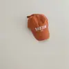 Boné com Aba para Meninos e Meninas na Primavera e Outono Chapéu com Proteção Solar Ins Estilo Coreano para Bebê Boné de Baseball Versátil