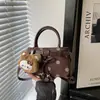 Bolsa de Mão Fashion de Bolinhas Nova Outono 2026 Versátil de Ombro Transversal Bolsa de Trabalho Casual Grande Capacidade