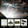 Foco Led de 216/144/96/50 Leds Foco de Alta Potencia Lugar Deportivo Interior Almacén Garaje Mantenimiento