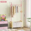 Perchero de Pie para Dormitorio, Balcón, Casa de Alquiler, Perchero, Almacenamiento en Habitación, Estante para Colgar Bolsos, Tendedero
