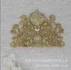 Jóias DIY Cobre Cor Ouro 24K Preservação de Cor 63*48mm Base de Anel Material Coroa de Cabelo Base de Material Feito à Mão Acessórios B891