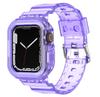 Adecuado para Correa de Reloj Apple de 10.ª Generación S10 Transparente Hielo Resistente Integrado Apple iWatch Correa de Reloj Estuche Protector