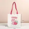 Hebilla Magnética de Cierre Rápido Bolso de Lona Personalizado Bolso Pequeño de Tela Simple para Viajeros al Trabajo y de Regreso Minibolso de Mano Personalizado