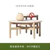 Sofá de Exterior de Teca Patio Jardín Madera Anticorrosión Diseñador Balcón al Aire Libre Silla de Mimbre de Ocio Combinación de Muebles de Hotel