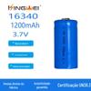 Câmera digital bateria de lítio 16340 3.7V 1200mAh alta qualidade CR123A bateria para ponteiro laser
