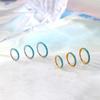 Brinco de titânio G23 1.2*8/10mm Aobao piercing joia argola de nariz nova tendência atacadista personalidade
