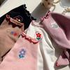 Ropa de Otoño para Niños Estilo Coreano Camiseta Básica con Borde Fruncido para Niñas Manga Larga Nueva Prenda Superior para Bebé