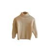 [em estoque] meninas novo outono e inverno gola alta para usar por baixo estilo estrangeiro suéter de malha grossa para meninos pequenos