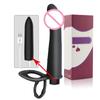 Plug Anal de Silicone, Pênis Duplo, Anel de Bloqueio de Sêmen, Brinquedos Sexuais para Casal, Produtos Adultos Populares no Aliexpress Atacado