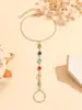 Novo estilo de luz luxo high-end personalizado cobre contas corrente feminino simples all-match zircão dedo mão