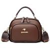 Dê à Mamãe uma Bolsa de Maçã Canguru Multicamadas, Bolsa de Ombro Transversal Elegante de Nicho, Nova Bolsa Boston Transfronteiriça para Mulheres